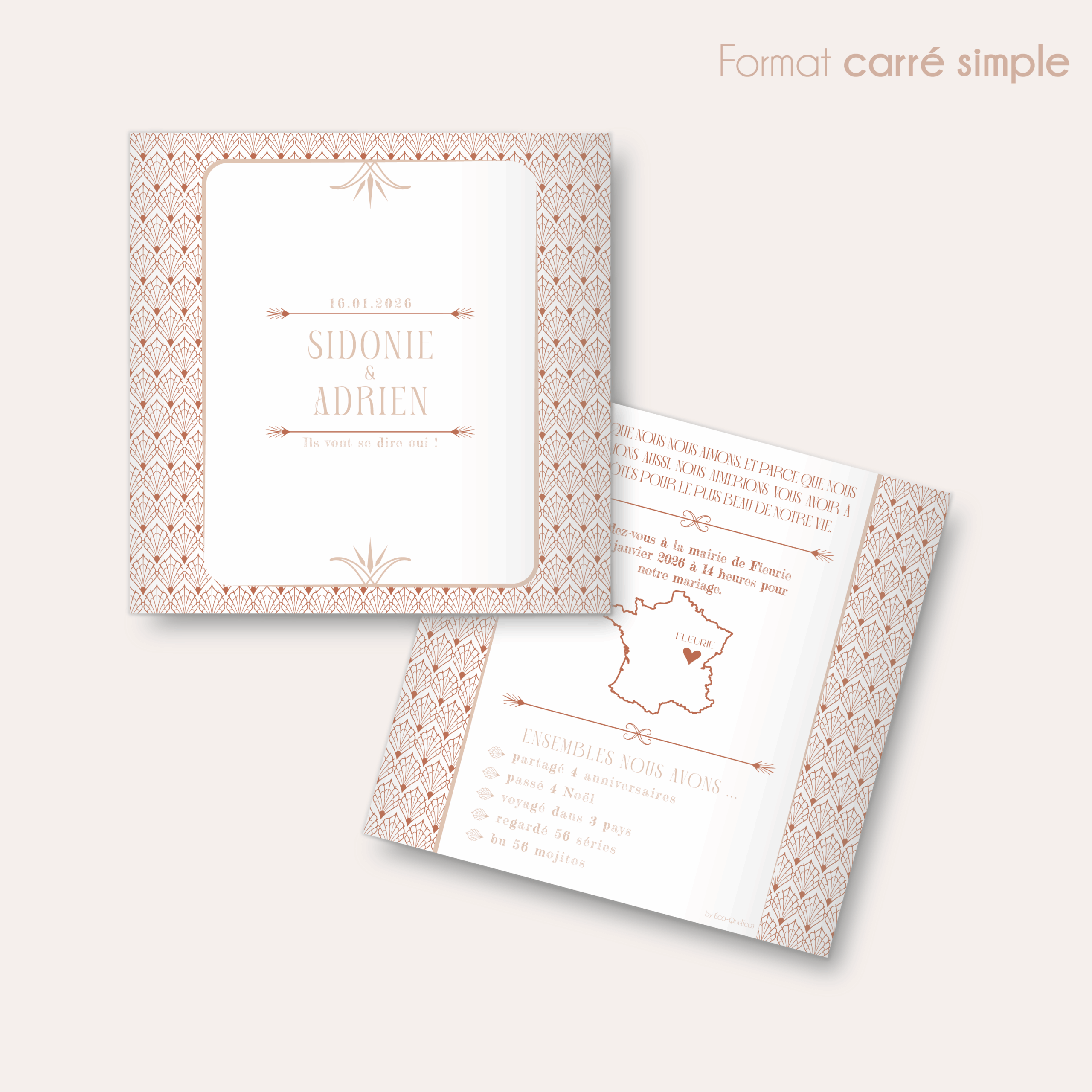 Délicatesse - faire-part carré simple_Plan de travail 1