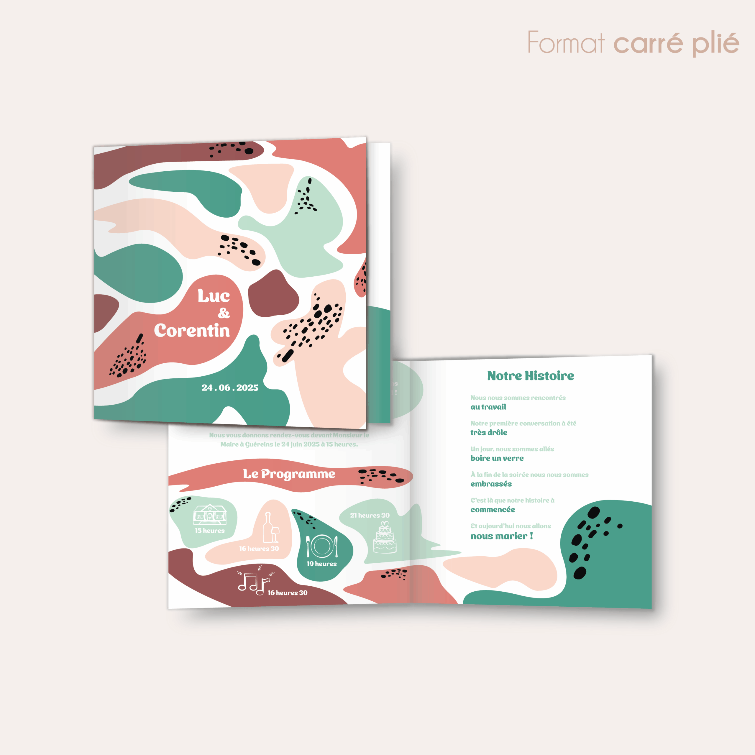 Formes enveloppantes - faire-part carré plié_Plan de travail 1