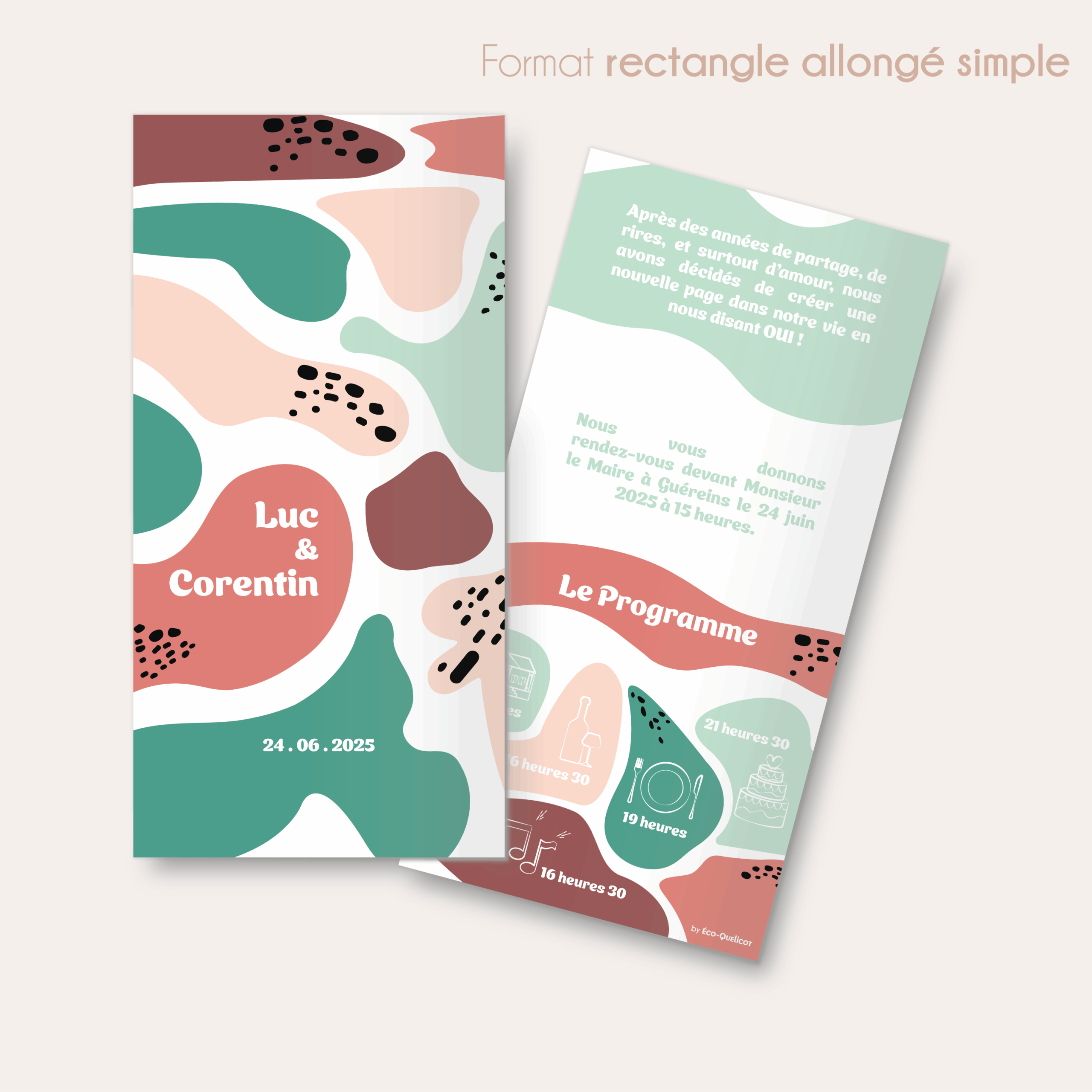 Formes enveloppantes - faire-part rectangle allongé simple_Plan de travail 1