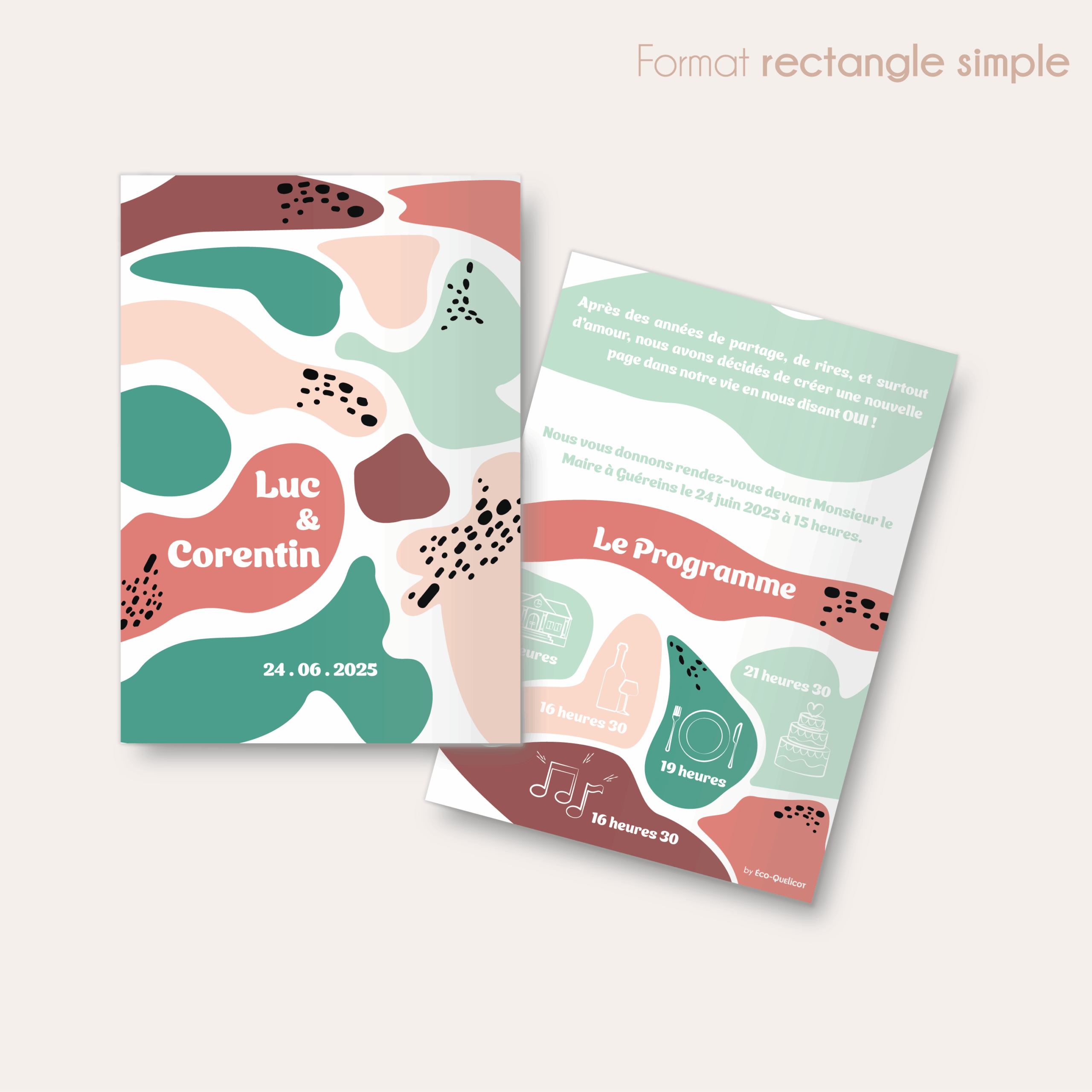 Formes enveloppantes - faire-part rectangle simple_Plan de travail 1