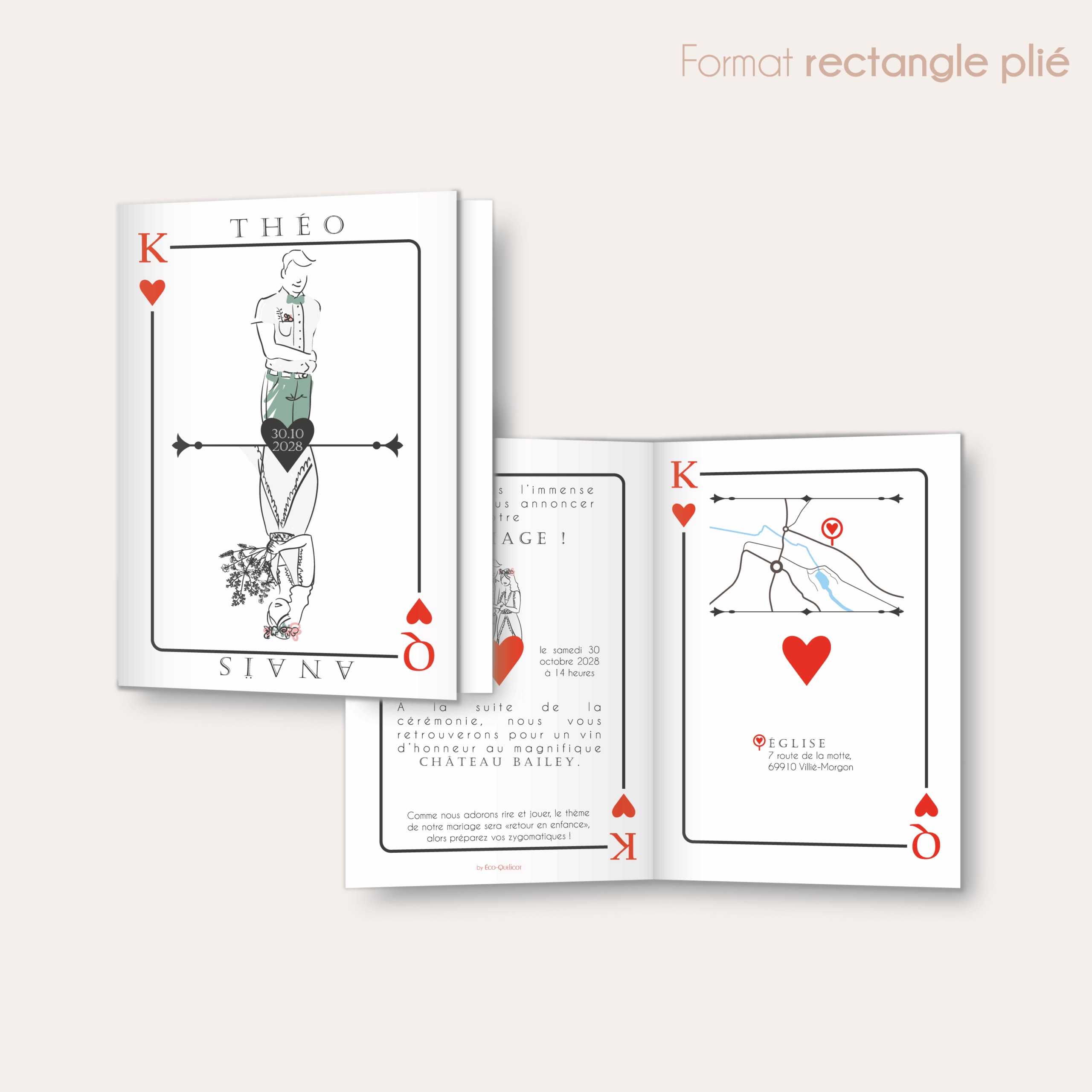 Majesté - faire-part rectangle plié_Plan de travail 1