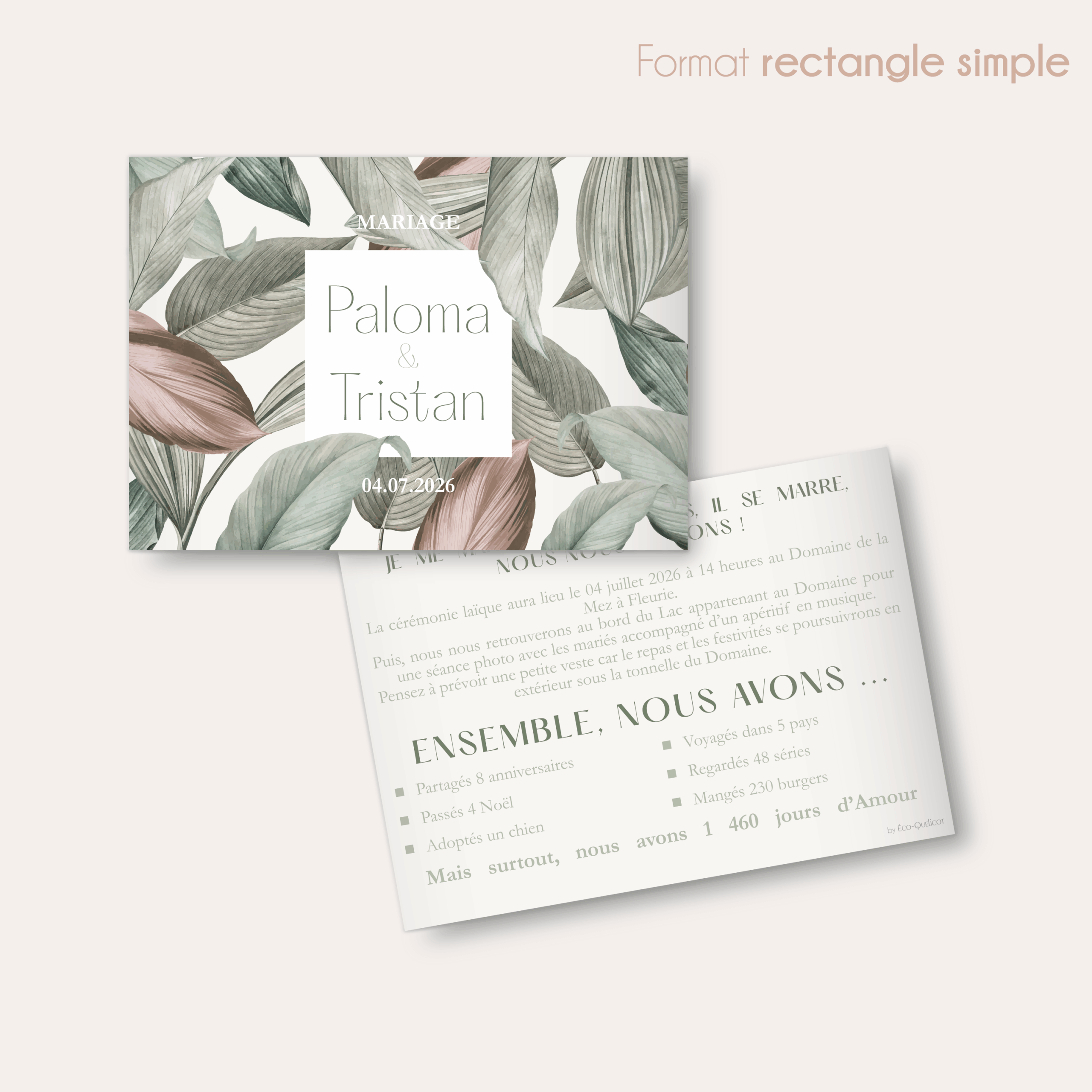 Feuilletis - faire-part horizontal simple_Plan de travail 1