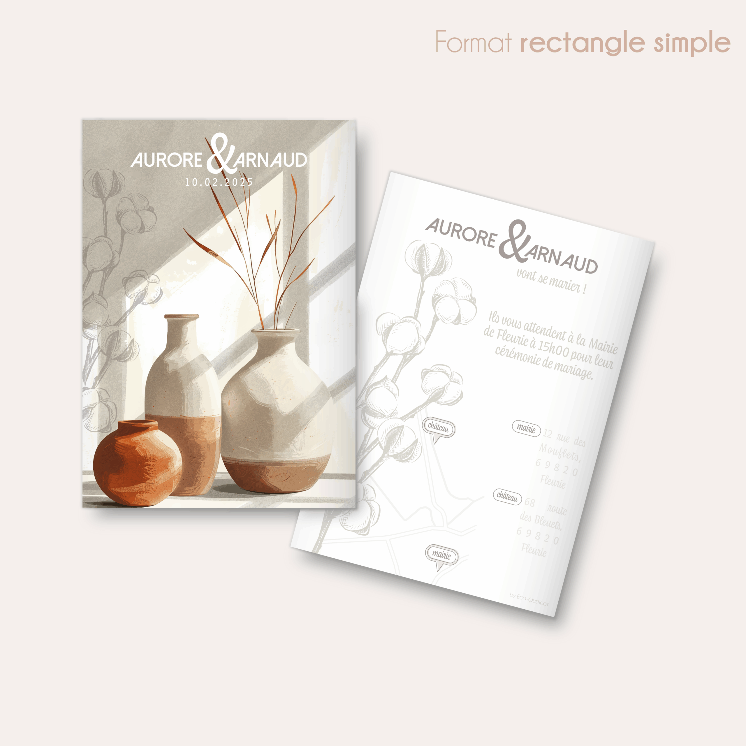 Soyeux - faire-part rectangle simple_Plan de travail 1