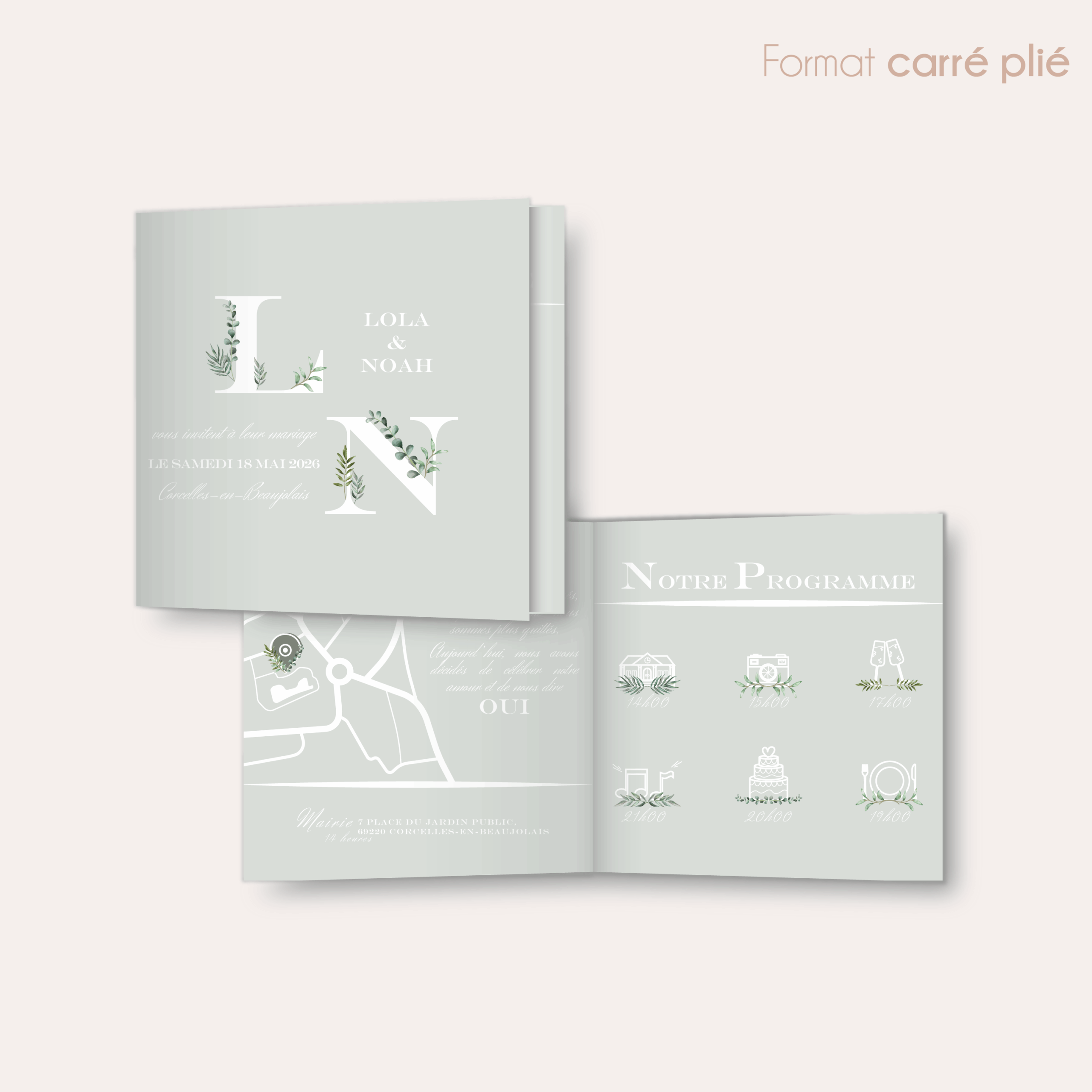 Subtil - faire-part carré plié_Plan de travail 1