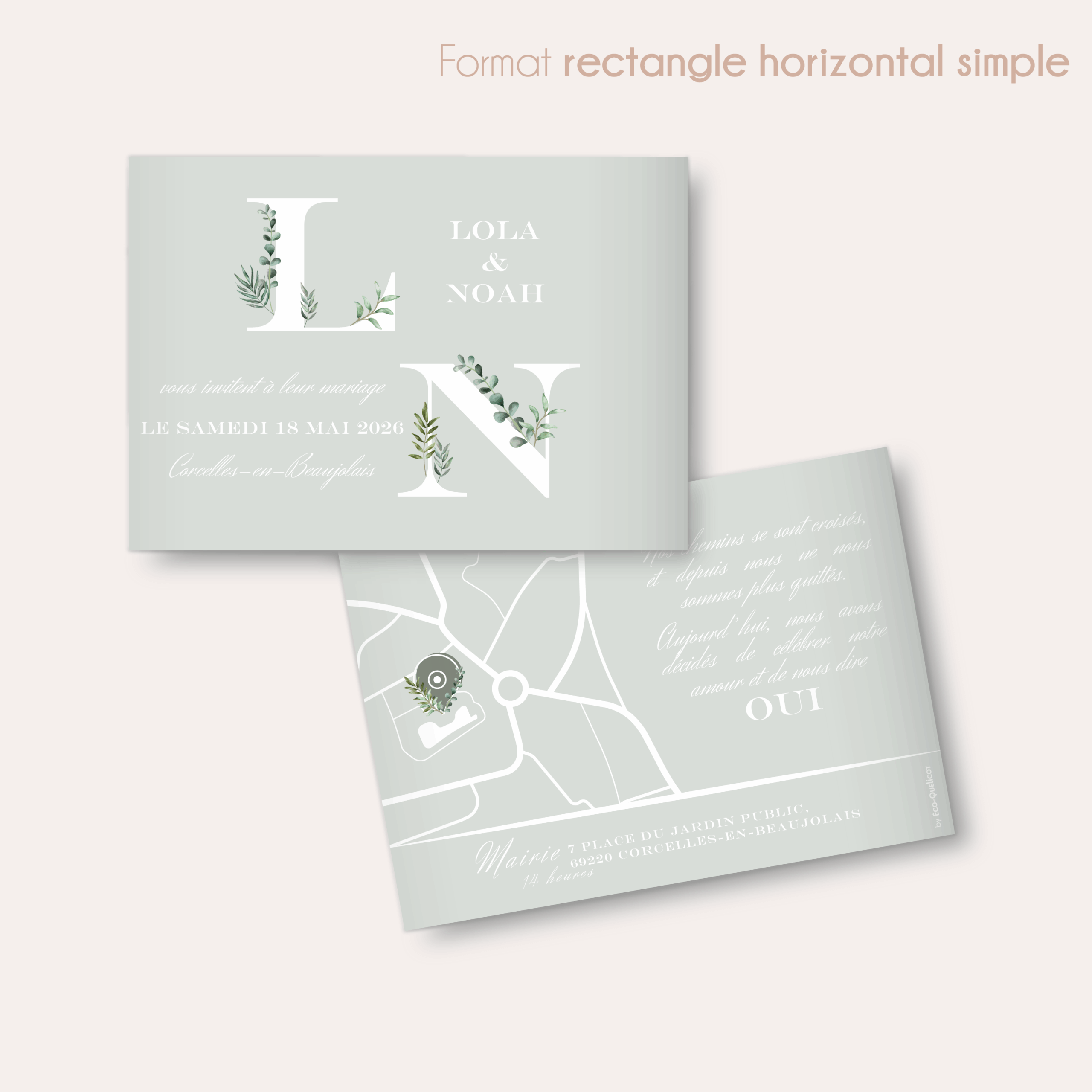 Subtil - faire-part rectangle horizontal simple_Plan de travail 1